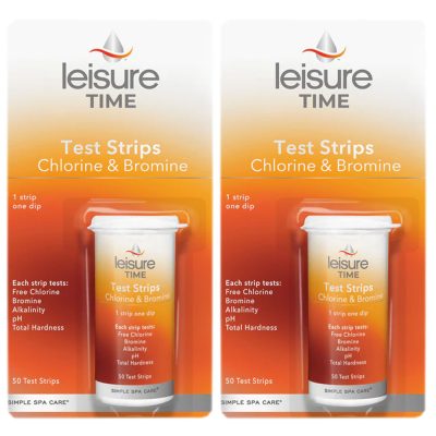 Leisure Time Spa Hot Tub Bromine Test Strips 45005 45006A - 2 Pack