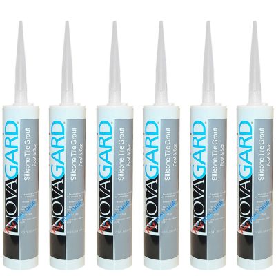 Novagard Swimming Pool Tile Gray Grout Sealer Sealant 700-165 - 6 Pack