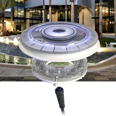 PAL Evenglow Concrete Pool Spa Multi Color LED Bubbler with 150ft Cable 64-EGB-CGS-150