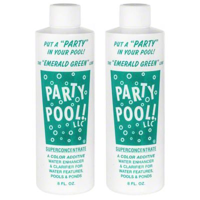 Party Pool Dye Color Additive Emerald Green 8oz 47016-00012 - 2 Pack