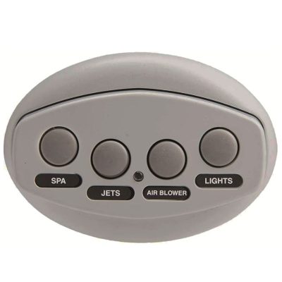 Pentair Gray 100 ft. Four Button iS4 Spa Side Remote 521886