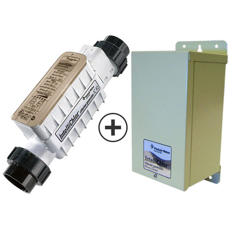 Pentair IntelliChlor Salt Water Generator Complete System IC40 Cell & Power Center Kit