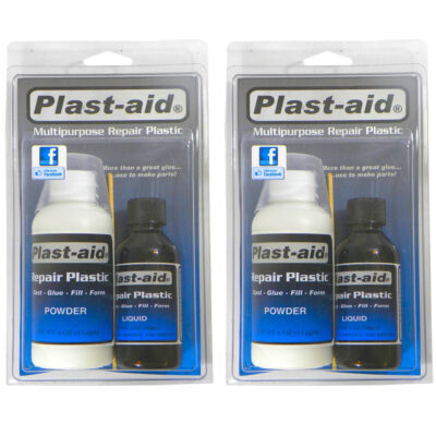 80400 Plast-Aid Plastic Pool Plumbing Part Repair Kit 6 OZ. 2-Pack Multi-Pack