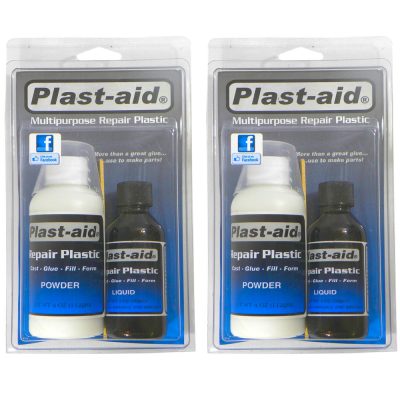 Plast-Aid Plastic Pool Plumbing Part Repair Kit 6 OZ. 80400 - 2 Pack