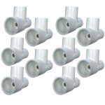 Pool Spa Gunite Venturi Tee #7 210-3330 1' Slip x 1' Spigot x 0.75' (10 Count)