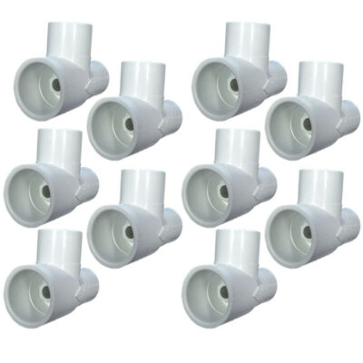Pool Spa Gunite Venturi Tee #7 210-3330 1' Slip x 1' Spigot x 0.75' 10-Pack Multi-Pack