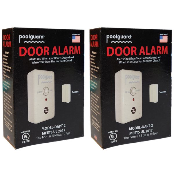 DAPT-2 Poolguard UL 2017 Water Hazard 7 Second Delay Door Alarm (2 Count)