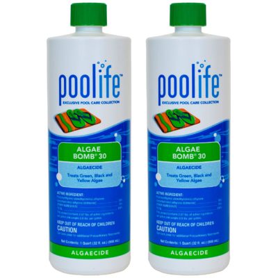 Poolife Algae Bomb 30 Swimming Pool Poly Quat Algaecide 62017 - 2 Pack