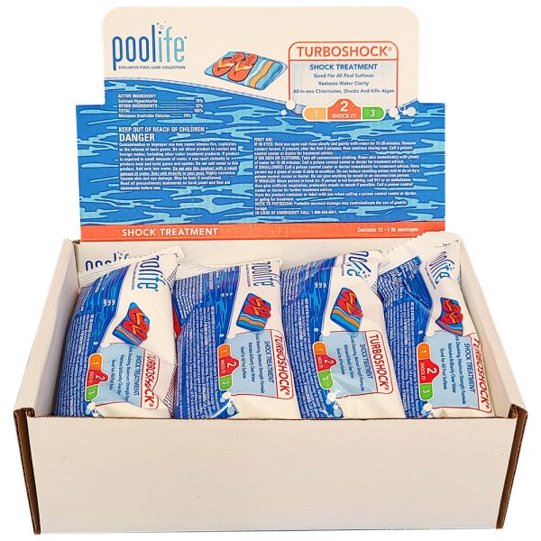 22405 Poolife Pool 78% Turbo Shock 1lb. (12 Count)