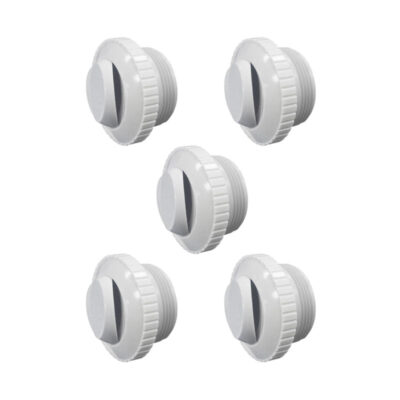 11211E Pooline 1.5 in. Thread Slotted Hydrostream Jet 5-Pack Multi-Pack