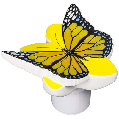 PoolMaster Yellow Butterfly 3 in. Pool Chlorine Tablet Feeder 32128