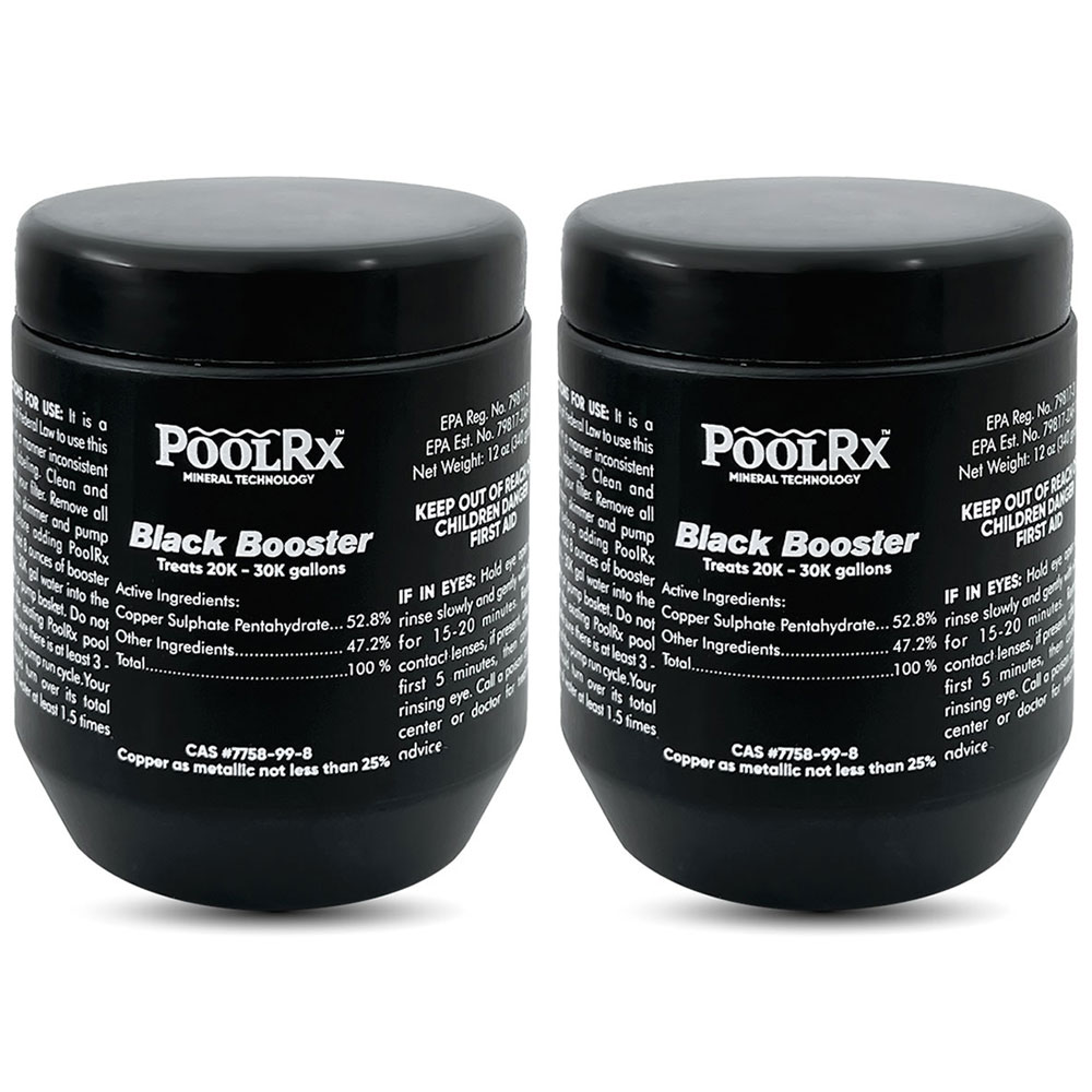 ORIGINAL PoolRx Black Booster Mineral Unit 20K – 30K gallons - 2 Pack