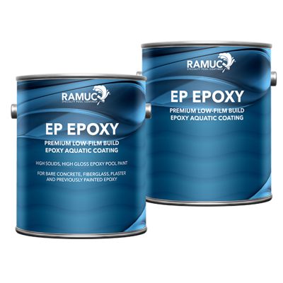 908132801 Ramuc EP Epoxy Pool Paint Dawn Blue 1 Gallon Kit