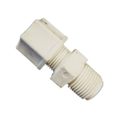 Rola-Chem 3/8in Tubing x 1/4in MNPT Tubing Connector 550193