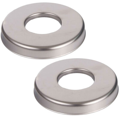 25572-100-000 Stainless Steel Pool Ladder Rail Round Escutcheon 2-Pack Multi-Pack
