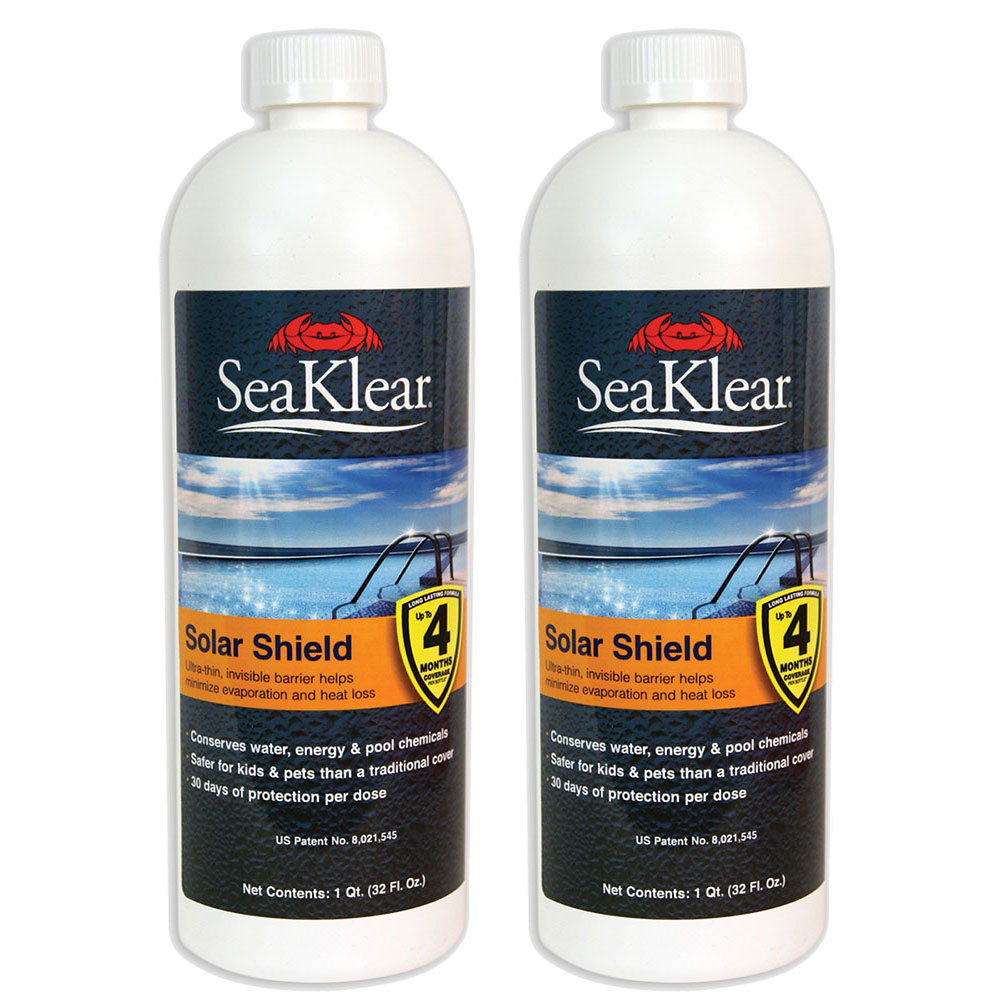 SeaKlear 1Qt Solar Shield Liquid Solar Pool Cover 90245SKR - 2 Pack