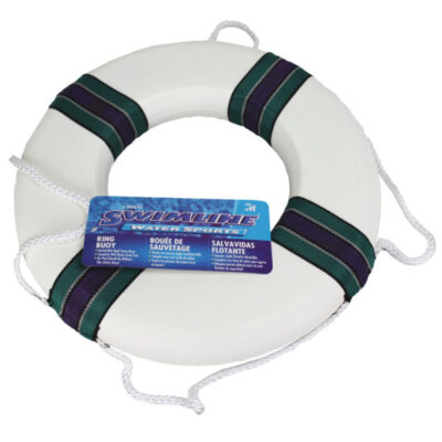 89870 SwimLine 18in. Pool Foam Ring Buoy Life Saving Throw Ring