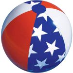 90016 Swimline 22 inch. Patriotic American Flag Americana Inflatable Beach Ball