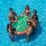 90665 Swimline BlackJack Inflatable Table Game With Water Proof Cards