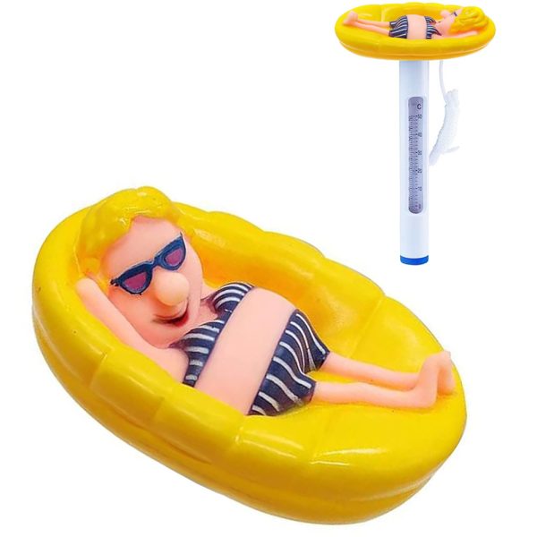 Swimming Pool Spa Floating Grandma Grandmother Thermometer