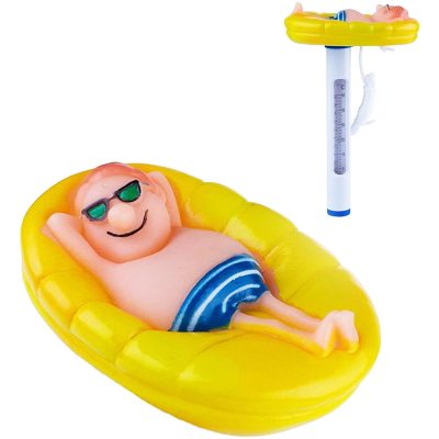 Swimming Pool Spa Floating Grandpa Grandfather Thermometer