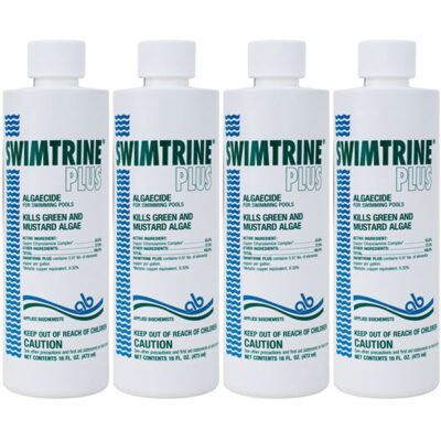 406103A Swimtrine Green Mustard Algeacide Plus 32oz. 4-Pack Multi-Pack