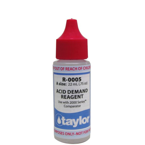 Taylor Dropper Bottle 0.75 oz Acid Demand Reagent R-0005-A