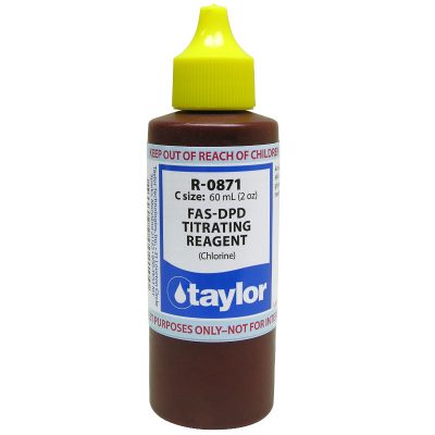 Taylor Dropper Bottle 2 oz FAS-DPD Titrating Reagent R-0871-C