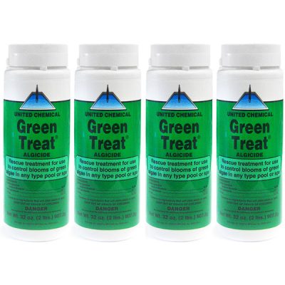 United Cemical Algaecide Green Treat GT-C12 - 4 Pack
