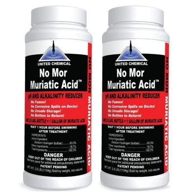 United Chemical No Mor Muriatic Acid 2.5lb MURA-C12 - 2 Pack